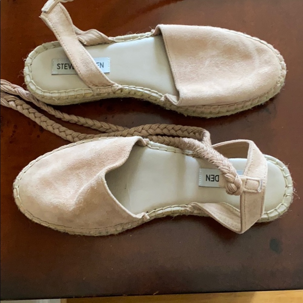 steve madden tie up sandals